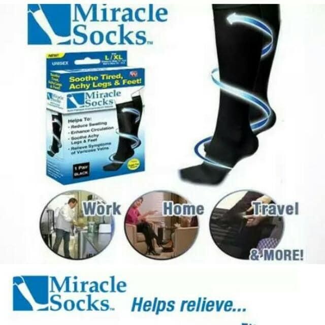 Anti-Fatigue Compression Miracle Socks (Pair of 1)