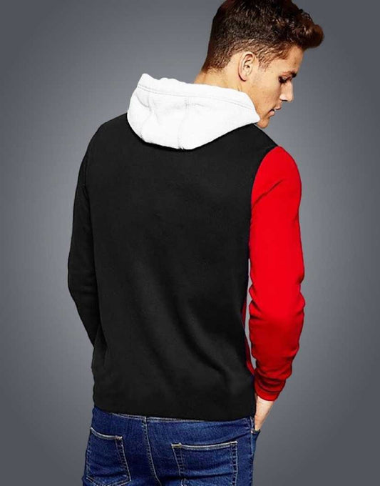 Men's Casual Cotton Coloured Hoodie