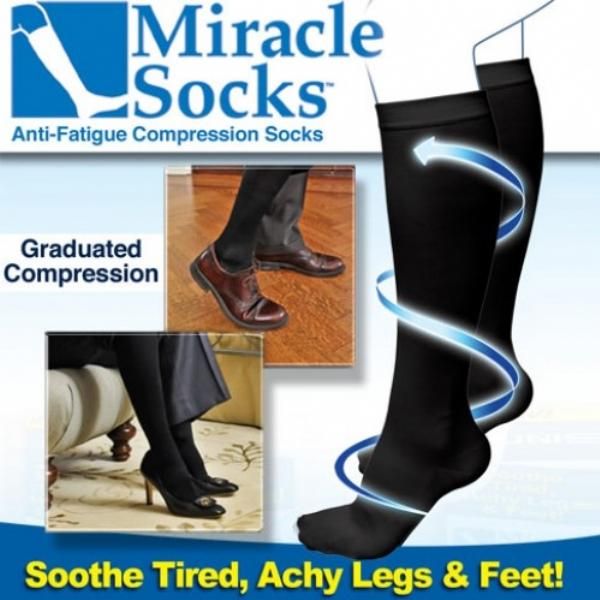 Anti-Fatigue Compression Miracle Socks (Pair of 1)