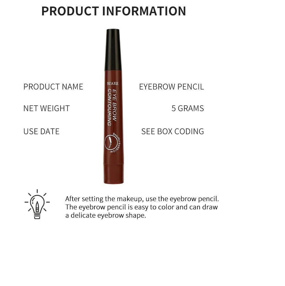 Waterproof 4 Points Microblading Eyebrow Pen