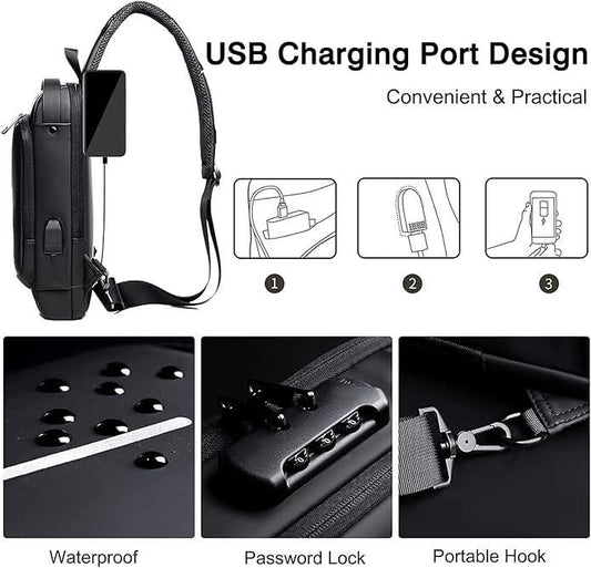 Waterproof Sling Bag for Men & Women