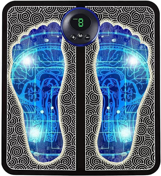Vibrating Bubble Electric EMS Foot Massager Pad