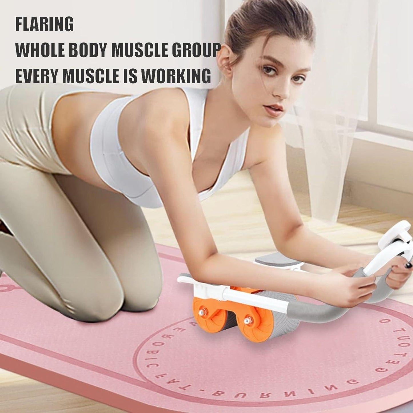 Abdominal Exercise Roller assorted colour