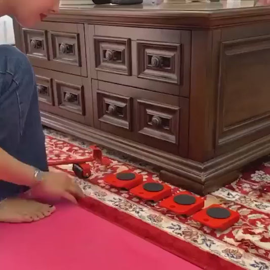 Furniture Lifter Mover Tool Set Heavy Duty Furniture Shifting Lifting Moving Tool with Wheel Pads